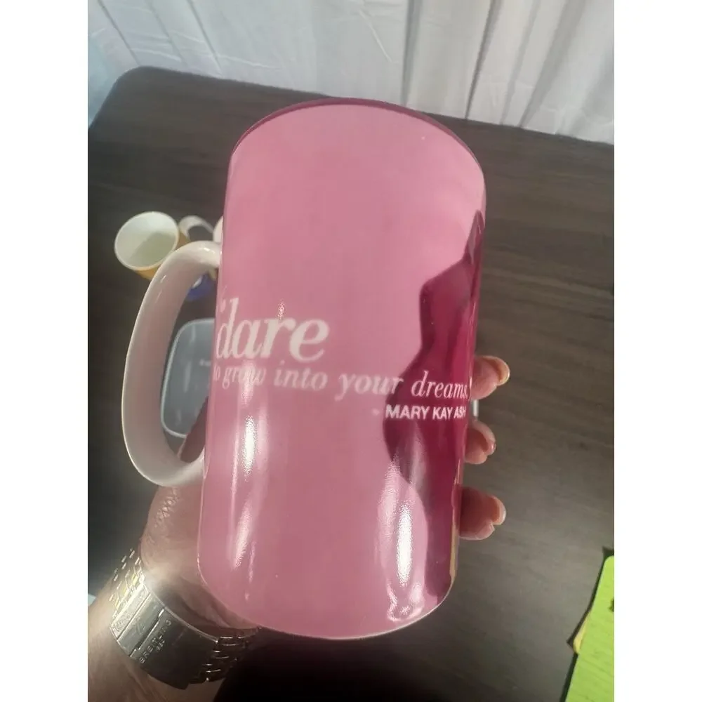 Mary Kay Ash Mug & Tray set Silver Lining‎ Collection inspirational coffee cups